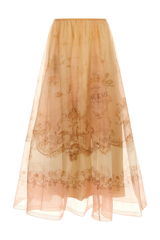 'Hypnotic Organza Maxi' skirt Beige 'Hypnotic Organza Maxi' skirt Beige