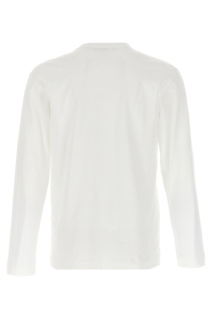 Футболка з логотипом Біла COMME DES GARÇONS PLAY AXT1182 Футболка з логотипом Біла COMME DES GARÇONS PLAY AXT1182