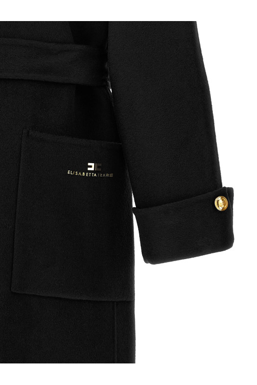Dressing gown coat Black Dressing gown coat Black