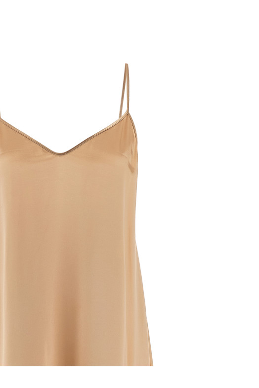 Вискозное платье бежевого цвета FERRAGAMO 788181NUDE Вискозное платье бежевого цвета FERRAGAMO 788181NUDE