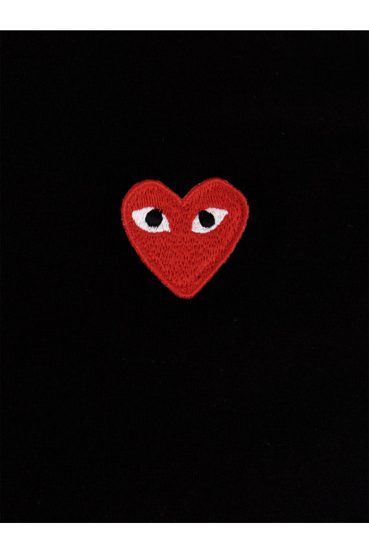 Футболка с логотипом Черный COMME DES GARÇONS PLAY AXT1081