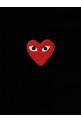 Футболка с логотипом Черный COMME DES GARÇONS PLAY AXT1081