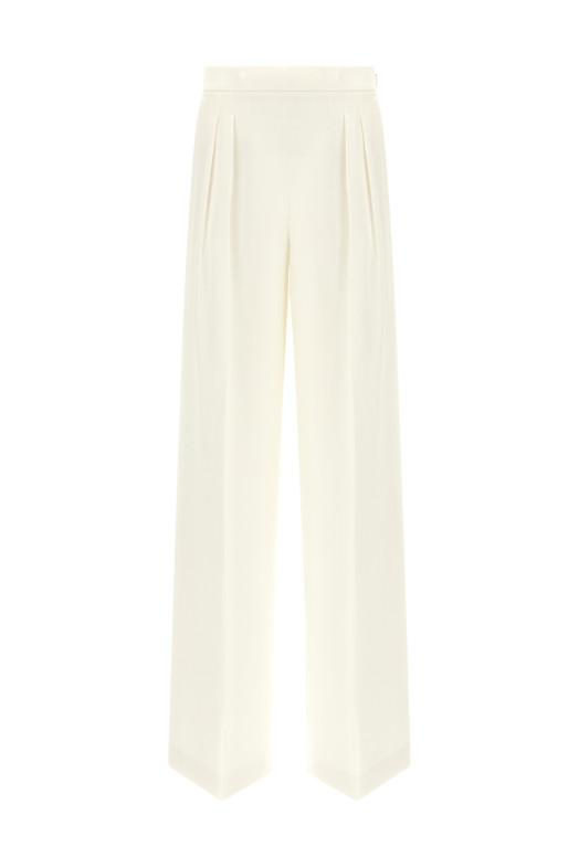 Crêpe pants White
