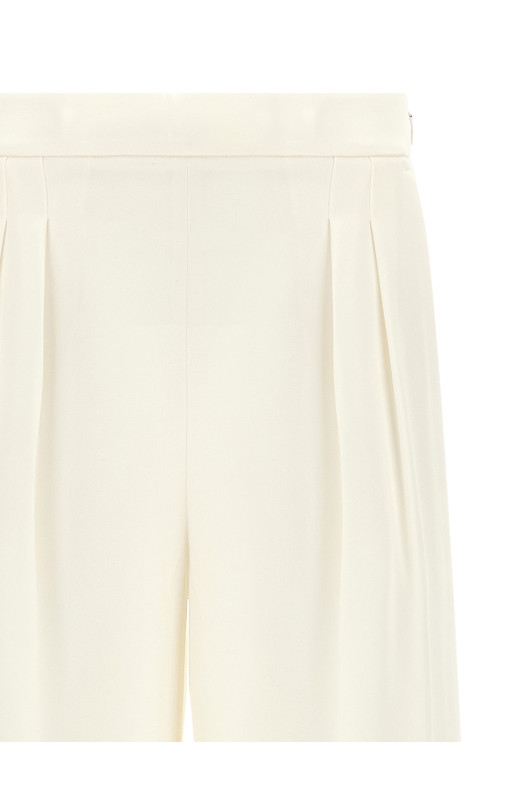 Crêpe pants White
