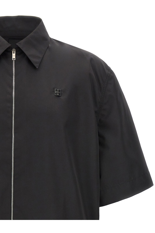 Рубашка на молнии Черная GIVENCHY BM615315L8001 Рубашка на молнии Черная GIVENCHY BM615315L8001