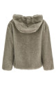 Eco fur hooded Gray Eco fur hooded Gray