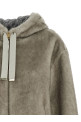 Eco fur hooded Gray Eco fur hooded Gray