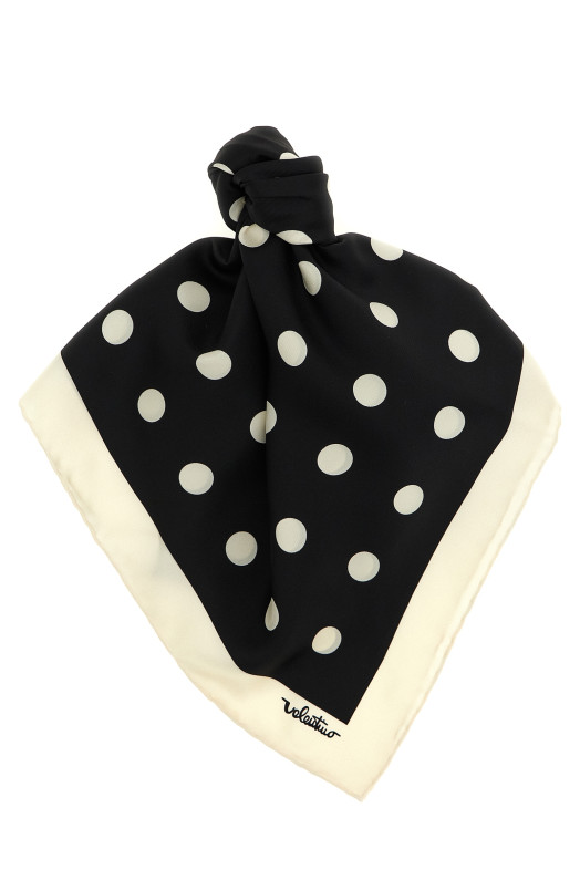 Шарф Valentino Garavani «Plusdepois» Чорно-сірий W0EI114XBQ9RA