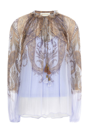 'Hypnotic Billow' blouse Purple 'Hypnotic Billow' blouse Purple