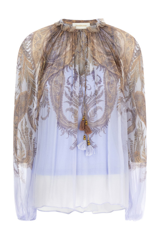 'Hypnotic Billow' blouse Purple 'Hypnotic Billow' blouse Purple