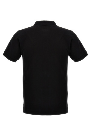 Поло з логотипом Чорне COMME DES GARÇONS PLAY AXT0061 Поло з логотипом Чорне COMME DES GARÇONS PLAY AXT0061