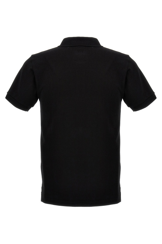 Logo patch polo shirt Black Logo patch polo shirt Black