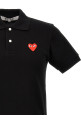 Logo patch polo shirt Black Logo patch polo shirt Black