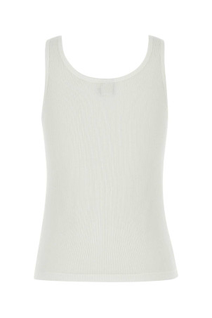 Белая хлопковая майка Разноцветная CHLOE (CH25AJH12176) CHLOÉ