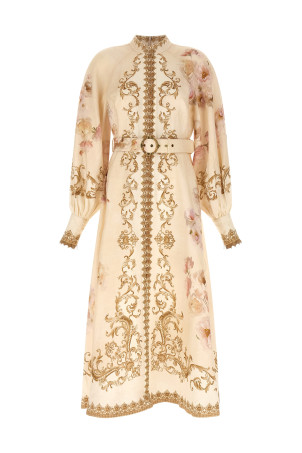 'Hypnotic Buttoned Midi' dress Pink 'Hypnotic Buttoned Midi' dress Pink