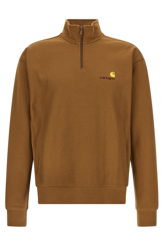 Свитшот «Half zip American Script» Коричневый I027014HZXX Свитшот «Half zip American Script» Коричневый I027014HZXX