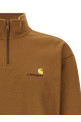 Свитшот «Half zip American Script» Коричневый I027014HZXX Свитшот «Half zip American Script» Коричневый I027014HZXX