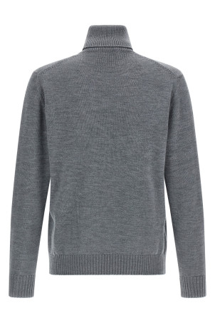 Wool turtleneck sweater Gray Wool turtleneck sweater Gray