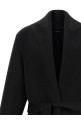 Cashmere wool coat Black