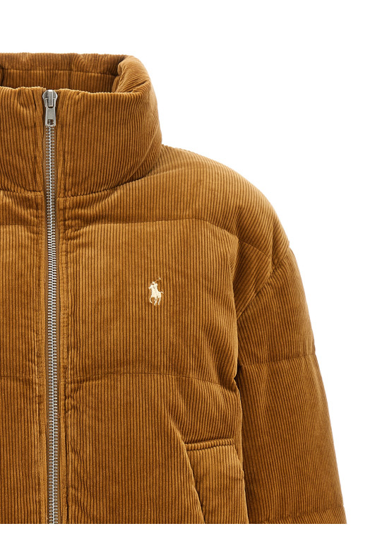 Бархатная куртка с ребристой текстурой Коричневая POLO RALPH LAUREN 211971178002 Бархатная куртка с ребристой текстурой Коричневая POLO RALPH LAUREN 211971178002