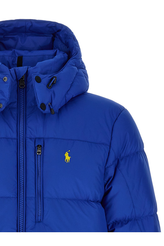 Вишивка логотипу на пуховій куртці Синій POLO RALPH LAUREN 710968278008 Вишивка логотипу на пуховій куртці Синій POLO RALPH LAUREN 710968278008