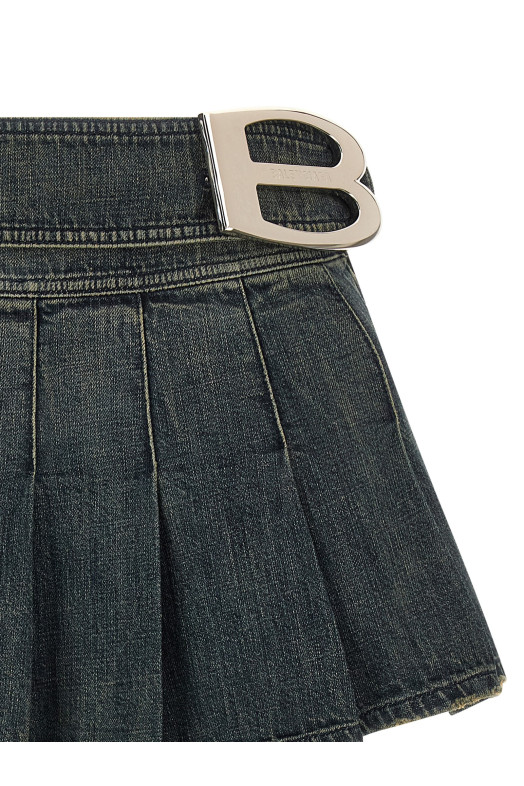 Спідниця «Buckle Pleated» Синя 852329TTW763394 Спідниця «Buckle Pleated» Синя 852329TTW763394