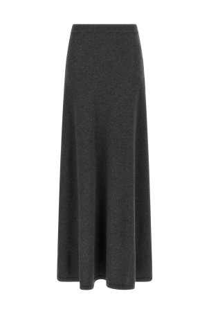 Шерстяна спідниця максі Сіра BALENCIAGA 849932T17548519 Шерстяна спідниця максі Сіра BALENCIAGA 849932T17548519