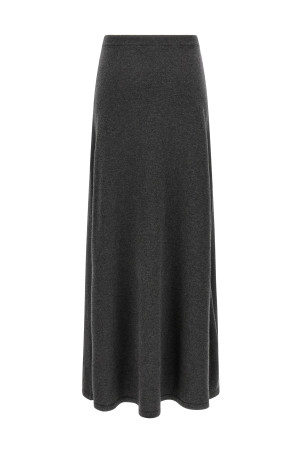 Шерстяна спідниця максі Сіра BALENCIAGA 849932T17548519 Шерстяна спідниця максі Сіра BALENCIAGA 849932T17548519