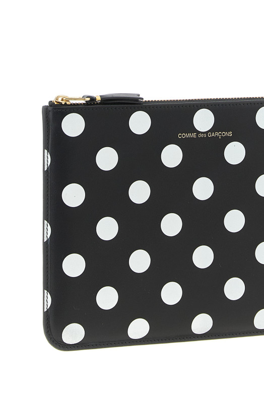 'Polka Dots Printed' wallet Black-grey 'Polka Dots Printed' wallet Black-grey