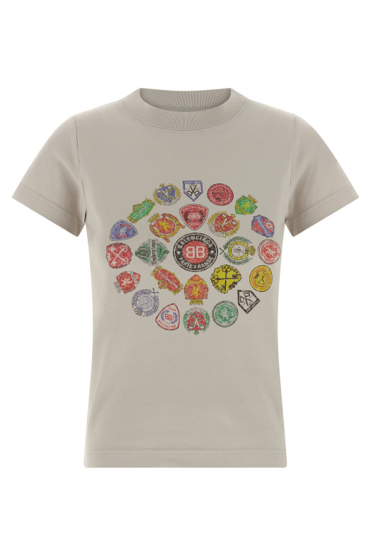 Logo print T-shirt Gray Logo print T-shirt Gray