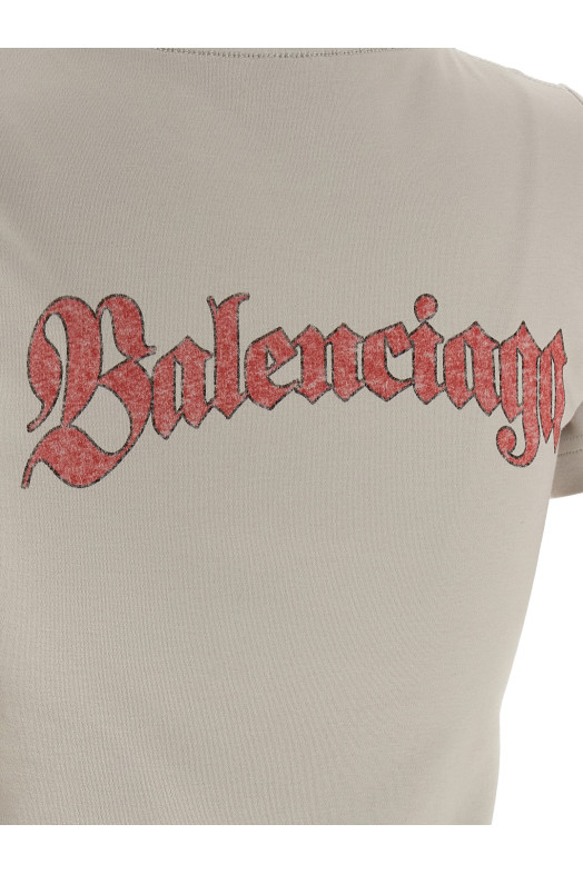 Logo print T-shirt Gray Logo print T-shirt Gray