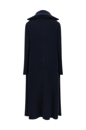 Кардиган з ребрами Синій BALENCIAGA 849997T34148806 Кардиган з ребрами Синій BALENCIAGA 849997T34148806