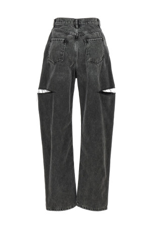 Cut-out jeans Black