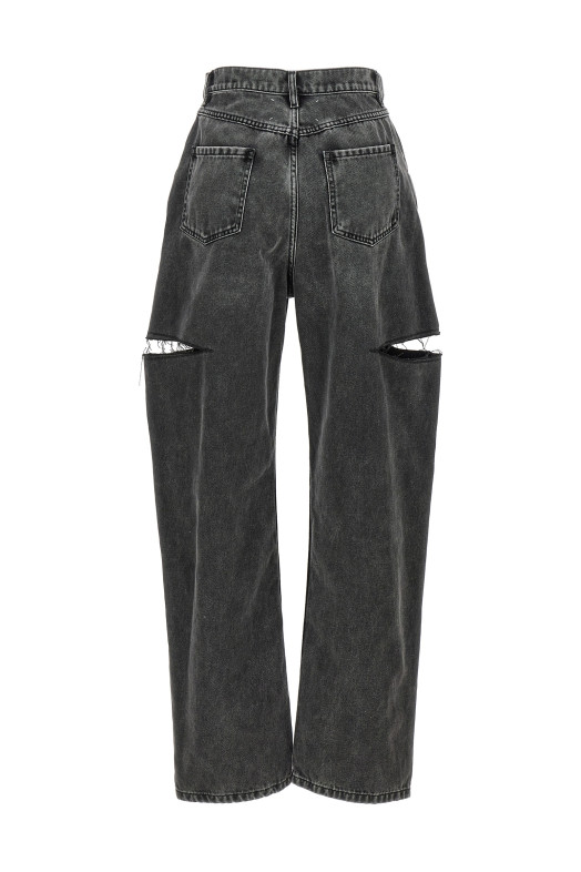Джинси з вирізами Чорні MAISON MARGIELA S51LA0051S30743965