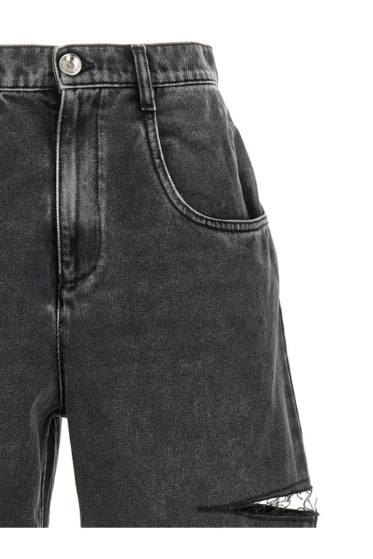 Джинси з вирізами Чорні MAISON MARGIELA S51LA0051S30743965