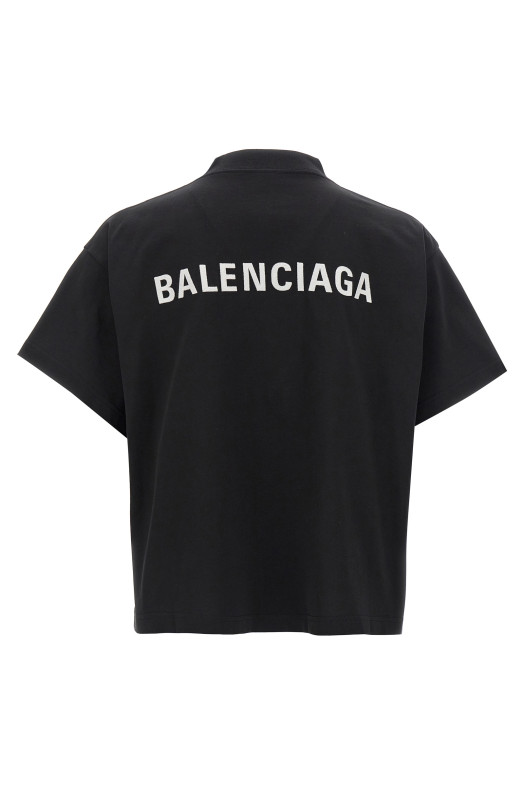 Футболка «Balenciaga Back» Чорно-сіра 818431TPVK11070 Футболка «Balenciaga Back» Чорно-сіра 818431TPVK11070