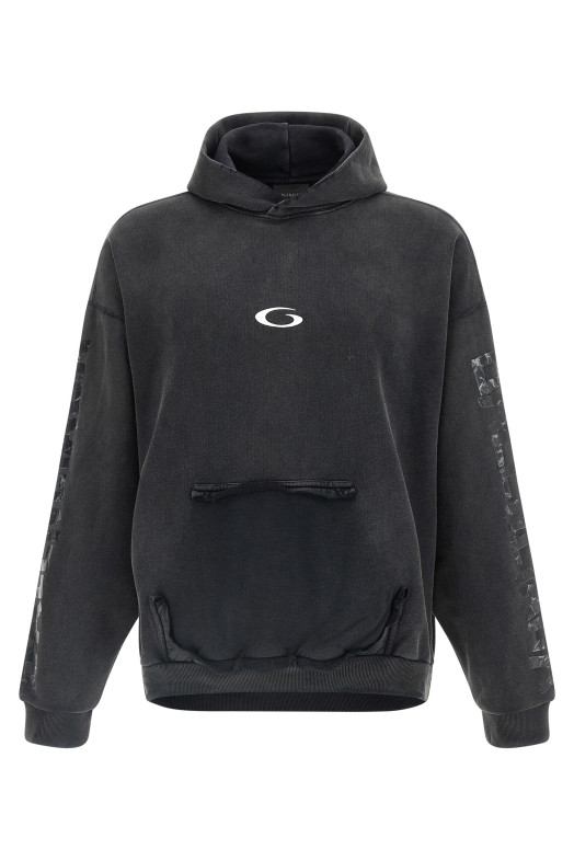 Худі «Прозора стрічка» Чорний 744441TTVE69374 Худі «Прозора стрічка» Чорний 744441TTVE69374