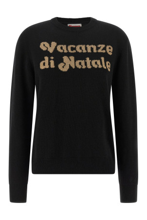 'New Queen-Vacanze di Natale' sweater Limited Ed. Black 'New Queen-Vacanze di Natale' sweater Limited Ed. Black