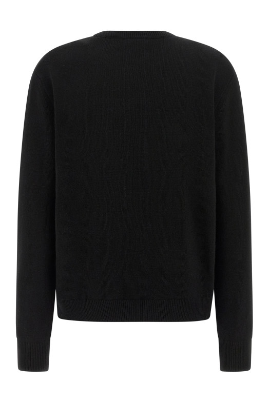 Свитер «New Queen-Vacanze di Natale» Лимитированная серия. Черный QUE001000432IVACANZELOGO00OR