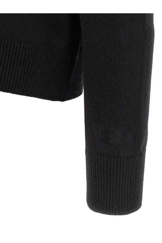 Свитер «New Queen-Vacanze di Natale» Лимитированная серия. Черный QUE001000432IVACANZELOGO00OR