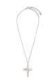 Ожерелье с крестом из стразов, серебро DOLCE & GABBANA WNR8S8W111187655 Ожерелье с крестом из стразов, серебро DOLCE & GABBANA WNR8S8W111187655