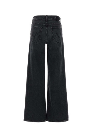 Black stretch denim wide-leg jeans MOTHER (12178515)
