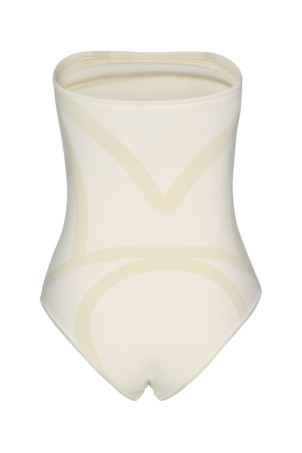 БІКІНІ БЕЗ БРЮШКІВ MONOGRAM STRAPLESS SWIMSUIT TOTEME (252WSW1027FB0221) БІКІНІ БЕЗ БРЮШКІВ MONOGRAM STRAPLESS SWIMSUIT TOTEME (252WSW1027FB0221)