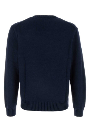 Свитер из хлопковой смеси темно-синего цвета POLO RALPH LAUREN (710946137) Свитер из хлопковой смеси темно-синего цвета POLO RALPH LAUREN (710946137)