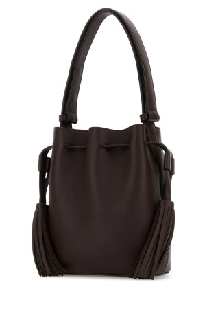 Chocolate leather VLogo Signature bucket bag VALENTINO GARAVANI (7W0B0S37HHL)