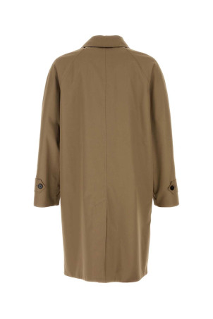 Mud gabardine reversible overcoat BURBERRY (8117693) Mud gabardine reversible overcoat BURBERRY (8117693)