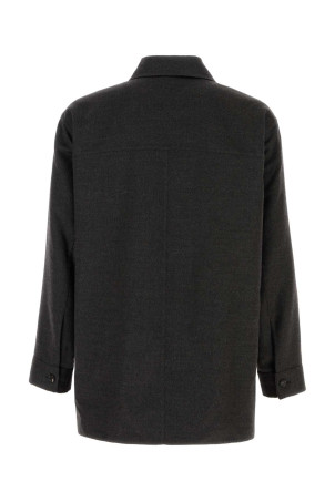 Dark grey flannel shirt BOTTEGA VENETA (830104VKOW0)