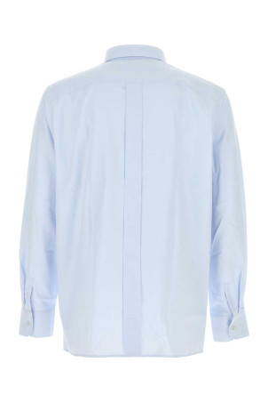 Світло-блакитна сорочка оксфорд SAINT LAURENT (848033Y1L25)