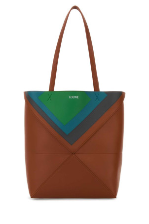 Кожаная сумка Puzzle Fold цвета карамель LOEWE (A779G50X96) Кожаная сумка Puzzle Fold цвета карамель LOEWE (A779G50X96)