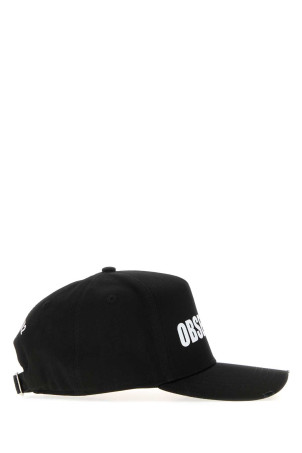 Чорна бавовняна бейсболка DSQUARED (BCM092605C00001) DSQUARED2 Чорна бавовняна бейсболка DSQUARED (BCM092605C00001) DSQUARED2